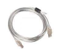 Cable usb tipo b a usb 2.0 tipo a lanberg 1.8m - macho - macho - transparente