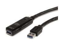 Cable USB A Macho - Hembra (10 mts) Negro - STARTECH