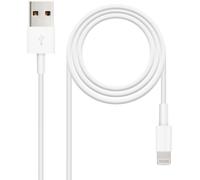 Cable USB-A Macho - Lightning iPhone Macho (50cm) - Nanocable