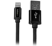 StarTech.com - Cable 2m Lightning 8 Pin a USB A 2.0 para Apple iPod iPhone 5 iPad - Negro