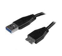 Startech Slim Micro Usb 3.0 Cable 3 M One Size Black