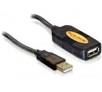 DeLOCK 2.0, 5m cable USB Negro