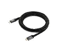 CABLE USB-A MACHO USB-C MACHO USB 4 Gen2x2 2M TRANSFERENCIA 20G 100W 4K COLOR NEGRO