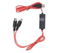 Cable USB a MIDI, Adaptador de Interfaz MIDI USB de 5 Pies, Convertidor de Cable MIDI a USB para Teclado Musical, Piano a PC Portátil