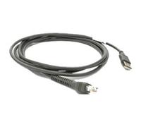 Cable USB A para lector de código de barras Zebra 2,1 m Gris