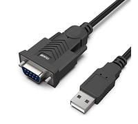 Cable USB a serie, adaptador serie BENFEI USB a RS-232 macho (9 pines) DB9, chipset Prolific, Windows 10/8.1/8/7, Mac OS X 10.6 y superior, 1,8 metros