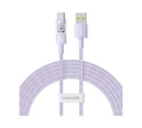 Câble USB a Type-C, Carga Súper Rápida 100W, 2m - Baseus Gem (P10373002511-01) - Nebula Purple