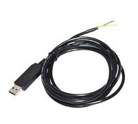 Cable USB a UART FT232RL TTL de 3,3 V y 5 V, 3 núcleos, 3 Pines, con Extremo Abierto, Compatible con TTL-232R-3V3-WE, TTL-232R-5V-WE, GND, TXD, RXD.(1.8M,TTL 5V)