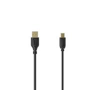 Cable USB-A/USB-C ""Flexi-Slim", USB 2.0, 480 Mbit/s, 0,75 m