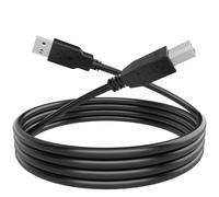 Cable USB B para controladores DJ Midi, teclados, samplers, almohadillas de efecto, sintetizadores Numark, Pioneer, Native Instruments, Traktor, Denon, Akai a MacBook Dell HP 1 m