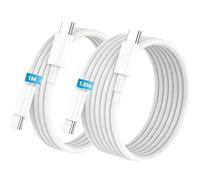 Cable USB C 1 M+1,8 m, 2 unidades, 60 W, PD 3.0, USB tipo C, cable de carga rápida