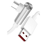 Cable USB C 120 W 6A TurboCharge Fast Cable de carga para Xiaomi Redmi Note 14 Pro 13 Pro 11s 13C, cable de carga rápida USB C ángulo 90 grados 1 m 67 W cable de datos HyperCharge para Mi 14 Ultra 13