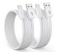 Cable USB C [2Pack 2M] Carga Rapida 3.1A Cargador Tipo C Nylon Carga Rápida y Sincronización Cable USB C para iPhone 16 Pro Max Plus/15 Pro Max Plus/iPad Pro/Air, Samsung Galaxy S24/S23/S22