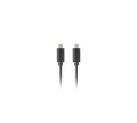 Câble USB-C 3.1 GEN 2 - LANBERG - Macho/Macho - 10 Go/S - PD100W - 1,8M Negro