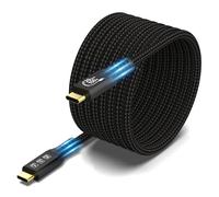 Cable USB-C 3.2 Gen 2x2 20 Gbps tipo C, vídeo 4K@60Hz UHD, carga rápida 5 A/240 W PD3.1 con chip E-Marker, apto para Thunderbolt 3/4, MacBook, Samsung Galaxy, Dell Monitor (USB 3.2 Gen2 20G 240W 5 m)