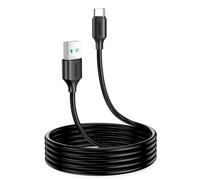 Cable usb c 3 a cargador rápido reforzado 2 m negro joyroom