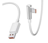 Cable USB C 3 m para Redmi Note 15 14 13 Pro 5G 12S 11 Pro+,90 Grados Cable Tipo C 120W 6A Carga Rápida USB a USB C Cable Carga Turbo para Xiaomi POCO X7 F7 X6 M6 Pro Mi 17 15T 14T 13 Xiaomi Pad8 7 6