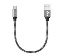Cable USB C [30 cm] Cable USB Type-C Carga Rápida Nylon Cable Tipo C para Samsung Galaxy S23 S22 S21 S20 S10 A71 A51 Huawei P50,Mate 40,MateBook,Xiaomi,OnePlus 9,Google Pixel 5,Realme