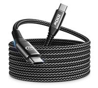 Cable USB C 3M 100W PD 5A Cable de Carga Rápida USB C a USB C Cable Largo Nylon Trenzado USB Tipo C Cable de Carga para iPhone 16 15 Pro Max Samsung Galaxy S24 S23 S22 S21 Pixel 7 iPad Pro MacBook Air