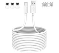 Cable USB C 5M para Xiaomi Mi Wireless Outdoor Security Camera 1080P(16FT) | Cable USB Tipo C Carga Rápida para Xiaomi Mi Camera 2K (Magnetic Mount),USB a USB C Cable de Carga para cámara de seguridad