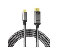 Cable USB C A 2.1 de 2 M, USB 3.2 Tipo C Macho A Macho, Transmisión de Vídeo de Alta Resolución 8K 60 Hz 4K 144 Hz