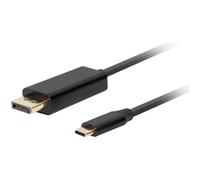 CABLE USB-C A DISPLAYPORT LANBERG MACHO/MACHO 1.0M 4K 60HZ NEGRO