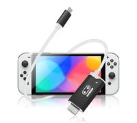Cable USB-C a HDMI 4K @ 144Hz (Alternativa a Dock), Compatible con Nintendo Switch/Switch OLED, Adaptador USB-C HDMI de 2 m con función de Carga PD de 100 W para duplicación de Pantalla de TV, Color