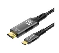 Cable USB C A HDMI 8K@60Hz 4K@120Hz Tipo C A HDMI HDTV Cable For TV, Computadoras Portátiles, Tabletas Y Dispositivos USB-C(8K Type-C to HDMI,2M)