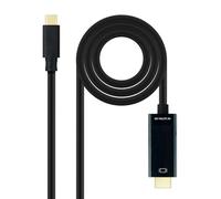 CABLE USB-C A HDMI M/M NEGRO 1.8M NANOCABLE