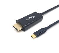 Equip USB-C ( ThunderBolt 3 Compatible ) a HDMI-Macho 4K/30Hz 2 Metros - Cable de imagen