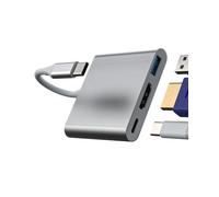 Cable USB C a HDMI Tipo C OTG 4k Displayport Hub para Apple iPhone15 Pro MAX Plus para iPad Mac Mini Compatible con Samsung Splitter Thunderbolt Jack Alargador Conector Cargador Monitor Cabo