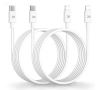 Cable USB C a Lighting 2M 2Pack[Certificado MFi], Cable Cargador iPhone Carga Rapida Cable iPhone USB C Cable Tipo C a Lighting iPhone Charger Cable para iPhone 14 Pro Max/13/12/11/X/XS/XR/8/7/6/SE