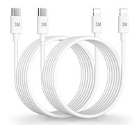 Cable USB C a Lighting 3M 2Pack[Certificado MFi], Cable Cargador iPhone Carga Rapida Cable iPhone USB C Cable Tipo C a Lighting iPhone Charger Cable para iPhone 14 Pro Max/13/12/11/X/XS/XR/8/7/6/SE