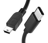 Cable USB C a Mini USB de 1 m, tipo C a Mini B, cable de carga para GoPro Hero 3+, PS3, reproductor de MP3, Garmin, Dash Cam, Canon PowerShot Rebel ELPH Camera, cargador para Playstation 3 Charging