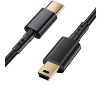 Cable USB C a Mini USB de 1 m, tipo C a Mini B, cable de carga para GoPro Hero 3+, PS3, reproductor de MP3, Garmin, Dash Cam, Canon PowerShot ELPH Rebel Camera, cargador para Playstation 3 Cable de