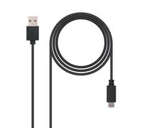 Cable USB-C a USB-A Nanocable 0.5m - Carga Rápida y Transferencia de Datos