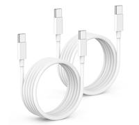 Cable USB C a USB C 2M para iPhone 17/16/15/Pro Max/Plus, 2Pack 60W Cable USB C Carga Rápida para Apple iPad Pro/Air/MacBook Galaxy Samsung