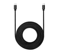 Cable USB C a USB C 4.6M 60W Suministro de energía Cable de cargador tipo C extralargo y extremadamente duradero Compatible con MacBook Pro/Galaxy S20/Switch/Pixel/LG y otros cargadores USB C (Negro)