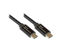Cable USB-C a USB-C ALCASA 2213-SF010S USB 2.0 1 m Negro