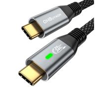 Cable USB C a USB C, cable de datos de 20 Gbps, cable USB C 3.2 Gen2 x 2, cable de carga rápida PD 3.1, cable de carga rápida 4K @ 60 Hz, cable de monitor para iPhone 15 Pro, Samsung Galaxy S22/S21,