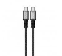Cable USB-C a USB-C DCU 240W/40G Negro