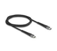 Cable USB-C a USB-C DeLOCK 1 m USB 2.0 Negro