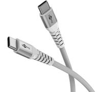 Cable USB C a USB C Goobay 3 m USB 2.0 Textil Trenzado
