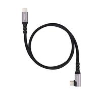 Nanocable 10.01.4701 - Cable USB 3.2 Tipo C Tipo C Acodado 100W 10Gbps 1m