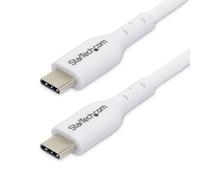 Cable USB-C a USB-C StarTech.com 3m 60W 3A USB 2.0 Blanco