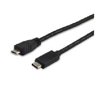 CABLE USB-C a USB TIPO B MICRO B MACHO 1 METRO EQUIP 12888407 para carga (3A) o datos (480mb/s) 12888407