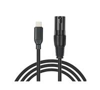 Cable USB C A XLR, Adaptador Conversor XLR Macho A USB C de 2 M, Cable Estéreo para Amplificador, Altavoz, Consola Mezcladora, Etc.