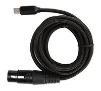 Cable USB C a XLR Femenino de Bajo Ruido HiFi, Plug and Play para Micrófono USB C en