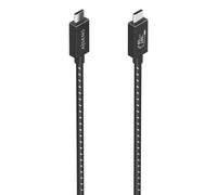 Cable USB-C AISENS A156-0866 USB4 Gen3x2 240W 40Gbps 8K@60Hz E-Mark 0,5m Negro