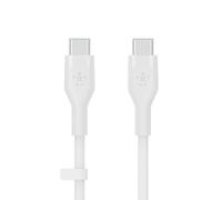 Cable USB-C Belkin CAB009BT1MBW2PK 1 m Pack 2 Unidades Silicona Negro/Blanco